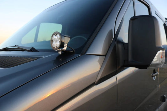 Sprinter Hood Mount Light Brackets